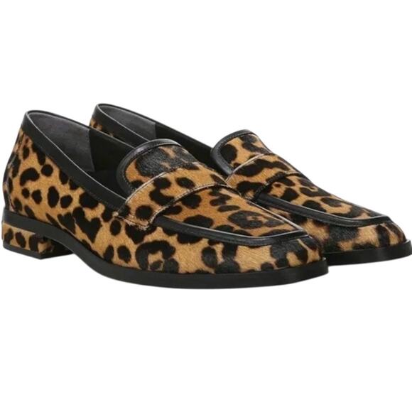 NWOB Vionic Sellah Slip-On Leopard Calf Hair Loafer Orthotic Arch Support Sz 7.5 - Picture 1 of 14